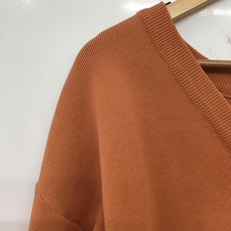 アルシーヴ archives カーディガン 長袖 M 無地 茶 / ブラウン / brown レディース USED 古着 中古 10159748