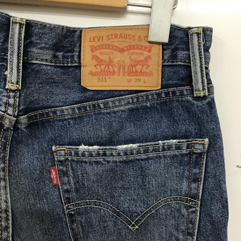 リーバイストラウスアンドコー Levi Strauss & co. パンツ ショートパンツ ショートパンツ ハーフパンツ カジュアルパンツ デニムパンツ 29インチ ダメージ加工 インディゴ / インディゴ / Indigo メンズ USED 古着 中古 10159756