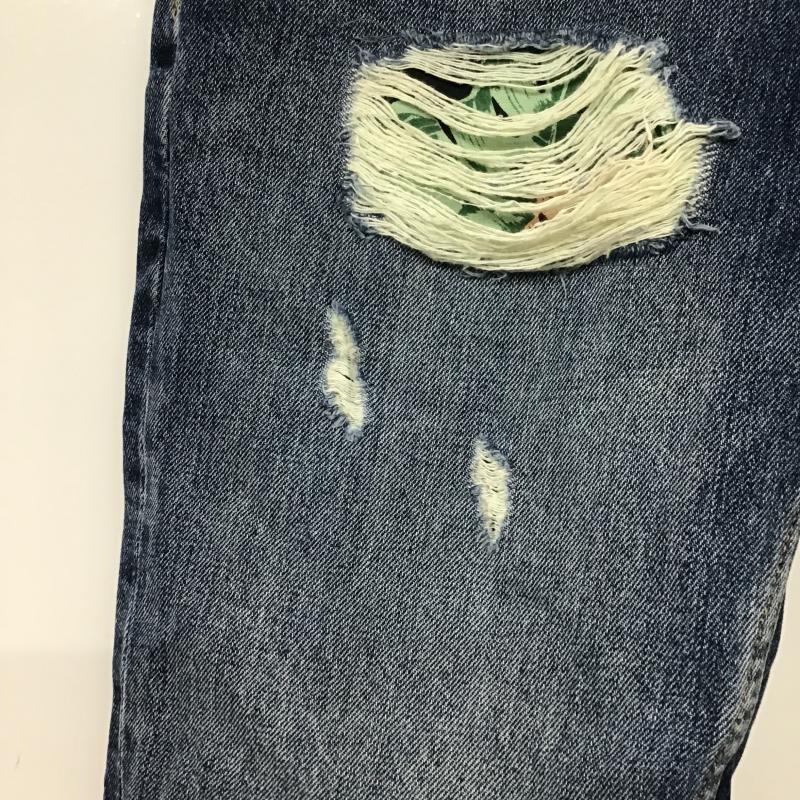 リーバイストラウスアンドコー Levi Strauss & co. パンツ ショートパンツ ショートパンツ ハーフパンツ カジュアルパンツ デニムパンツ 29インチ ダメージ加工 インディゴ / インディゴ / Indigo メンズ USED 古着 中古 10159756