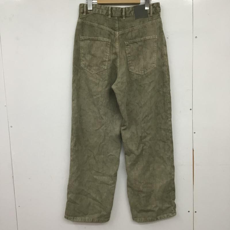 ザラ ZARA パンツ ワークパンツ、ペインターパンツ ワイドパンツ カジュアルパンツ デニムパンツ 36  カーキ / カーキ / khaki メンズ USED 古着 中古 10159758