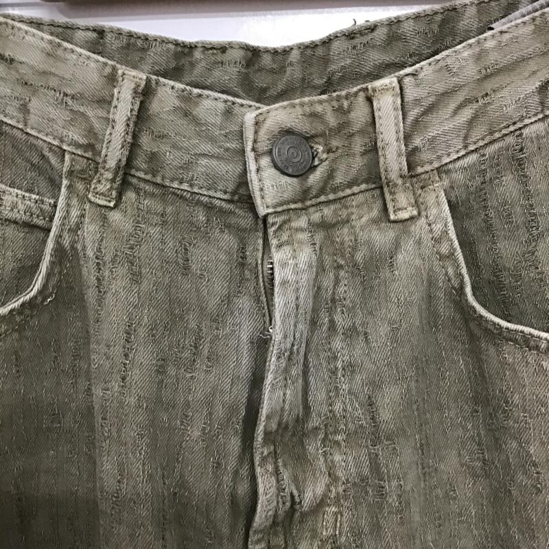 ザラ ZARA パンツ ワークパンツ、ペインターパンツ ワイドパンツ カジュアルパンツ デニムパンツ 36  カーキ / カーキ / khaki メンズ USED 古着 中古 10159758