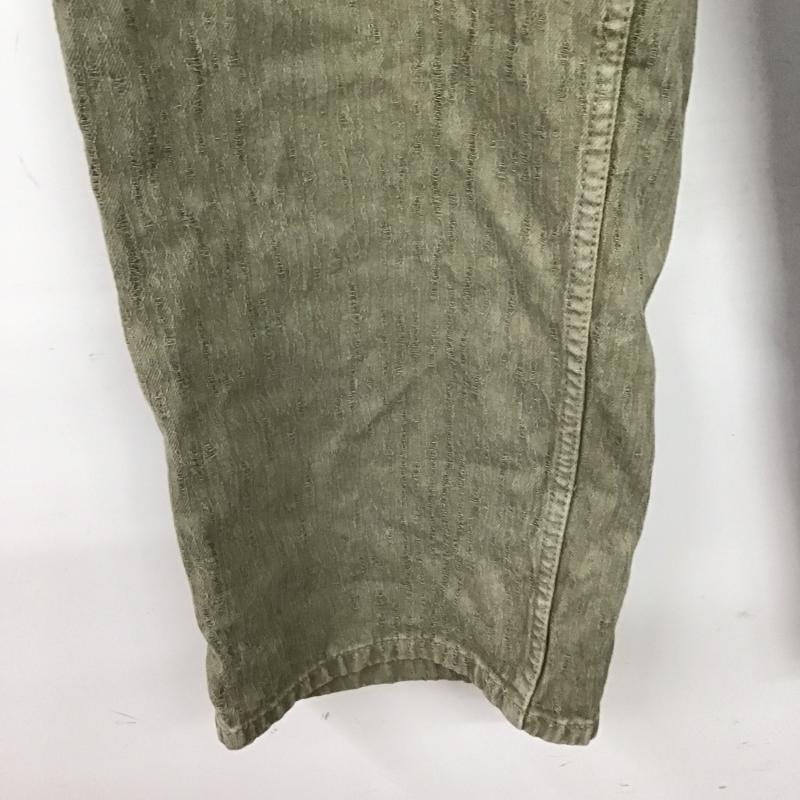 ザラ ZARA パンツ ワークパンツ、ペインターパンツ ワイドパンツ カジュアルパンツ デニムパンツ 36  カーキ / カーキ / khaki メンズ USED 古着 中古 10159758