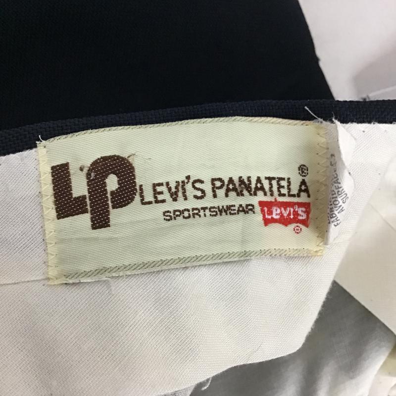 リーバイス Levi s パンツ スラックス スラックスパンツ ワイドパンツ センタータックパンツ 無地 紺 / ネイビー / navy メンズ USED 古着 中古 10159761