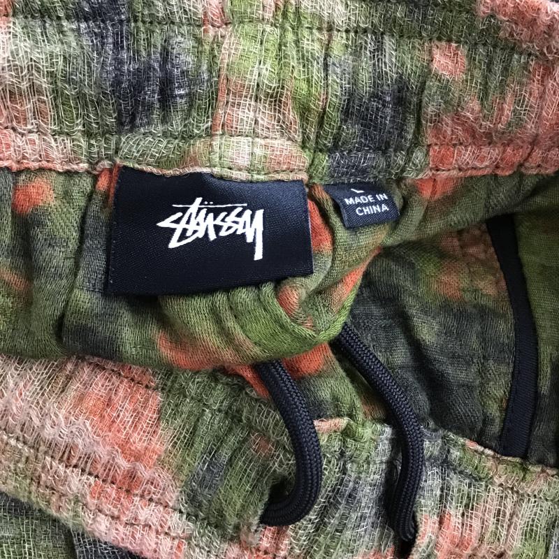 ステューシー STUSSY パンツ ワークパンツ、ペインターパンツ ワークパンツ ワイドパンツ カジュアルパンツ L プリント マルチカラー / マルチカラー / multicolor メンズ USED 古着 中古 10159766