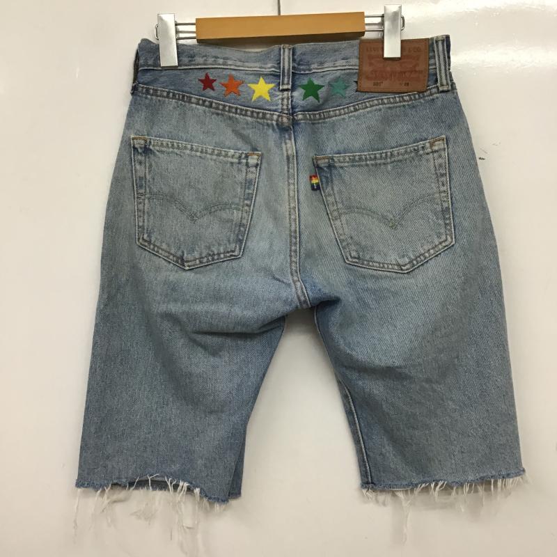 リーバイストラウスアンドコー Levi Strauss & co. パンツ デニム、ジーンズ デニムパンツ ハーフパンツ ショートパンツ 28インチ 刺繍 インディゴ / インディゴ / Indigo メンズ USED 古着 中古 10159767