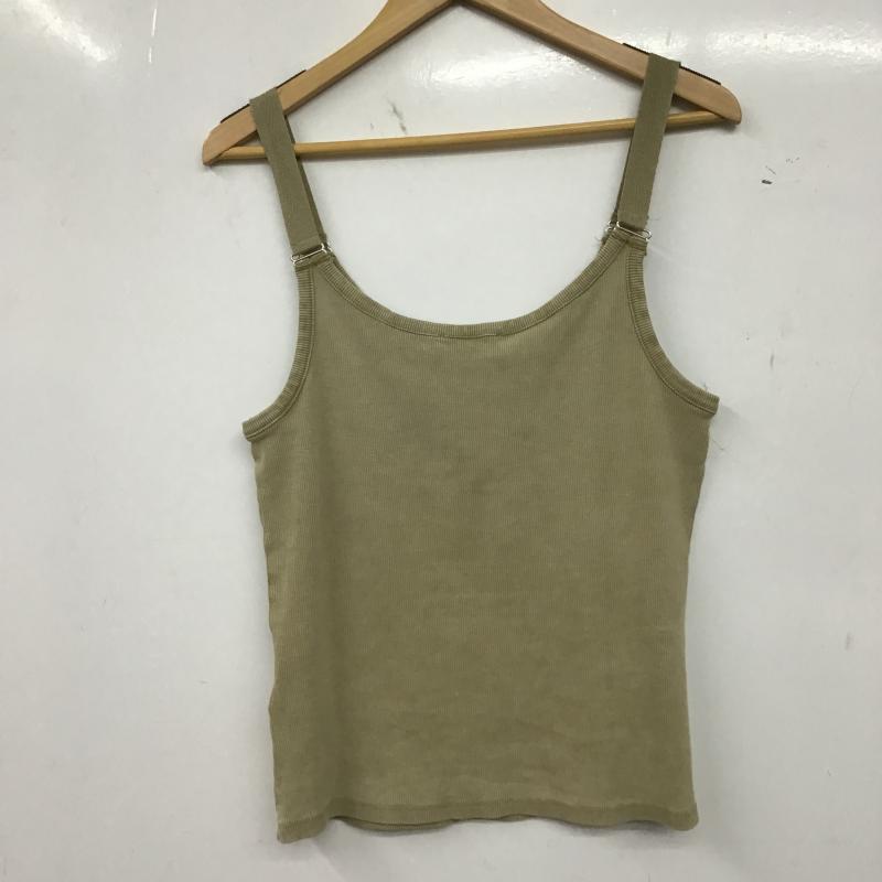ザラ ZARA キャミソール キャミソール L 無地 カーキ / カーキ / khaki レディース USED 古着 中古 10159768