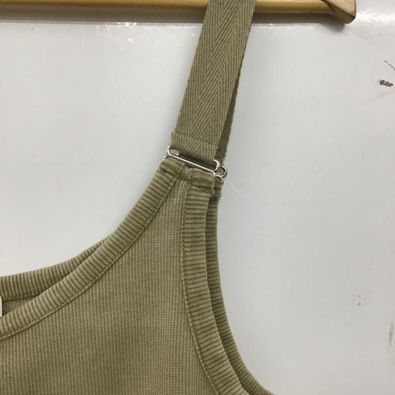 ザラ ZARA キャミソール キャミソール L 無地 カーキ / カーキ / khaki レディース USED 古着 中古 10159768