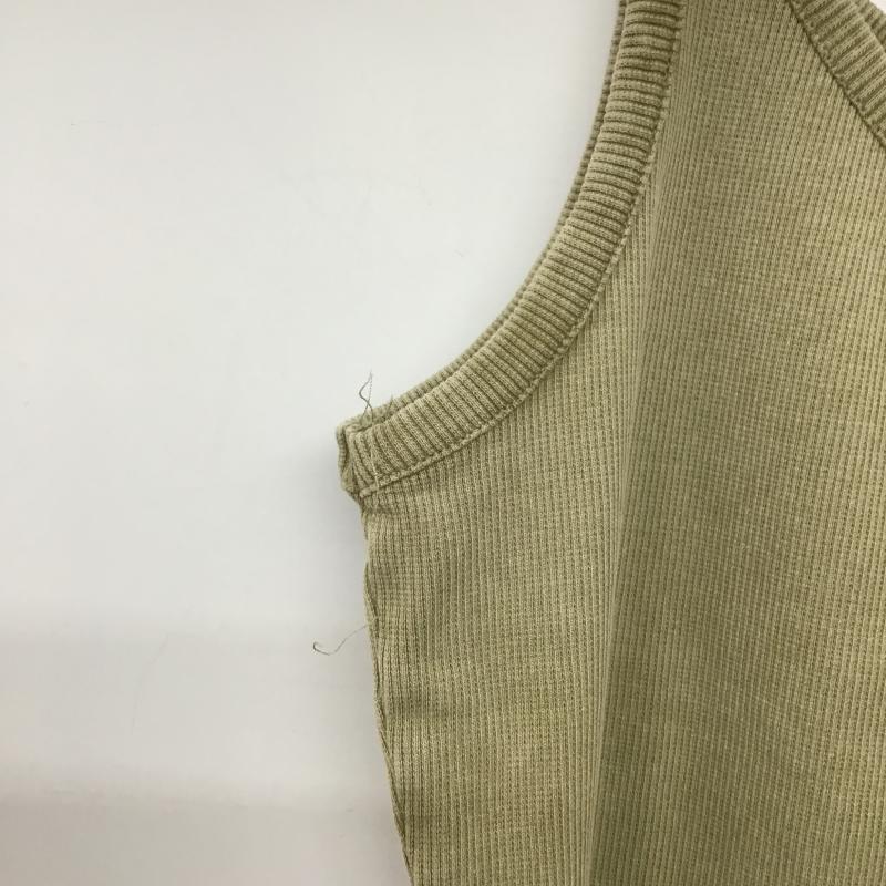 ザラ ZARA キャミソール キャミソール L 無地 カーキ / カーキ / khaki レディース USED 古着 中古 10159768