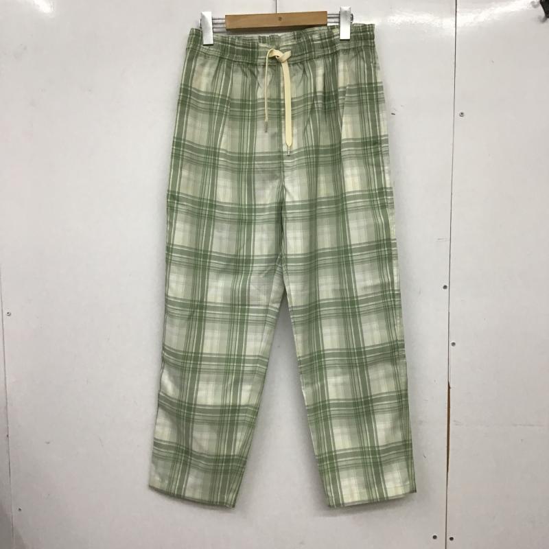 ベーセーストック B.CSTOCK パンツ ワークパンツ、ペインターパンツ ワイドパンツ カジュアルパンツ ワークパンツ スウェットパンツ S チェック マルチカラー / マルチカラー / multicolor メンズ USED 古着 中古 10159769