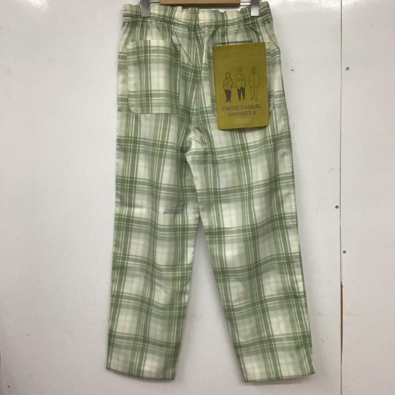 ベーセーストック B.CSTOCK パンツ ワークパンツ、ペインターパンツ ワイドパンツ カジュアルパンツ ワークパンツ スウェットパンツ S チェック マルチカラー / マルチカラー / multicolor メンズ USED 古着 中古 10159769