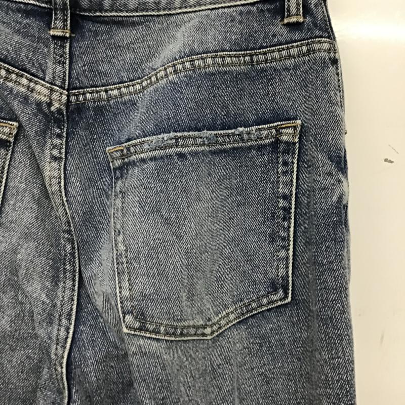 アズールバイマウジー AZUL BY MOUSSY パンツ デニム、ジーンズ 250HAS11-004K-6 ハイウエストワイドデニム L 無地 水色 / ライトブルー / レディース USED 古着 中古 10159770