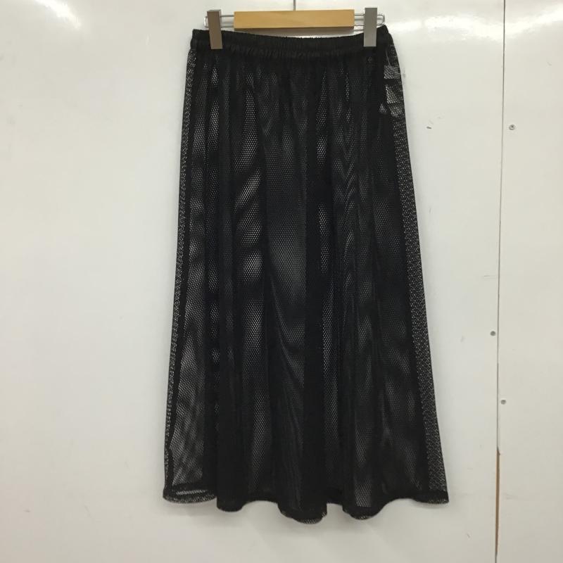 レイビームス Ray BEAMS スカート ロングスカート 無地 黒 / ブラック / black レディース USED 古着 中古 10159771