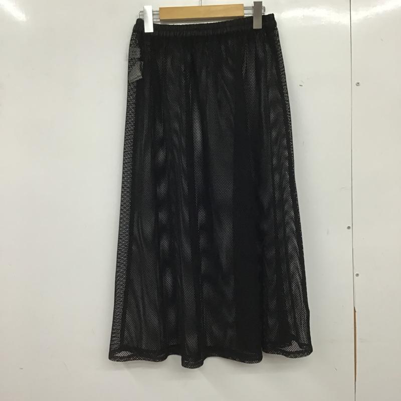 レイビームス Ray BEAMS スカート ロングスカート 無地 黒 / ブラック / black レディース USED 古着 中古 10159771