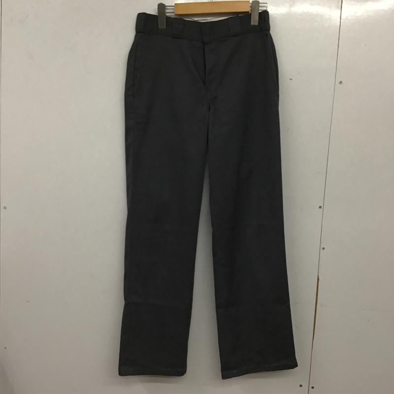 ディッキーズ Dickies パンツ ワークパンツ、ペインターパンツ ワークパンツ ワイドパンツ カジュアルパンツ 28インチ ロゴ、文字 ダークグレー / ダークグレー / メンズ USED 古着 中古 10159772