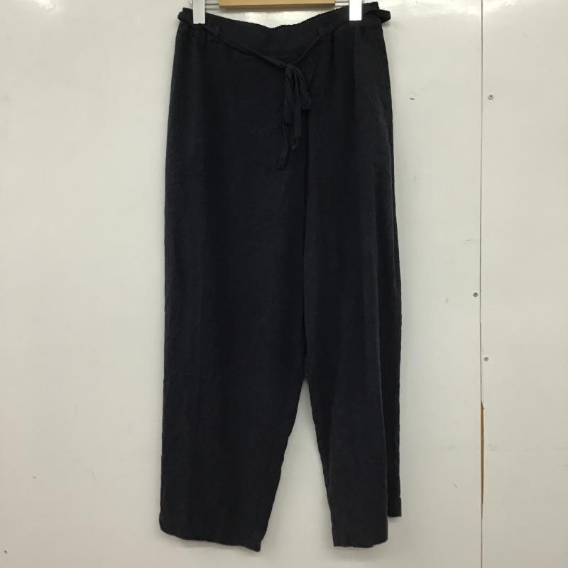ひより HIYORI パンツ スラックス M 無地 紺 / ネイビー / navy レディース USED 古着 中古 10159773