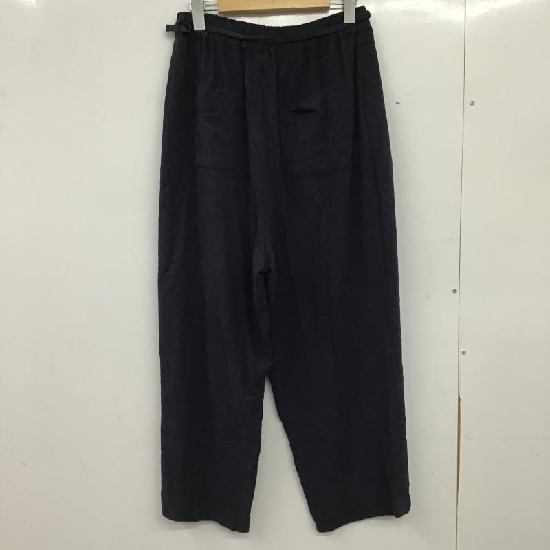 ひより HIYORI パンツ スラックス M 無地 紺 / ネイビー / navy レディース USED 古着 中古 10159773