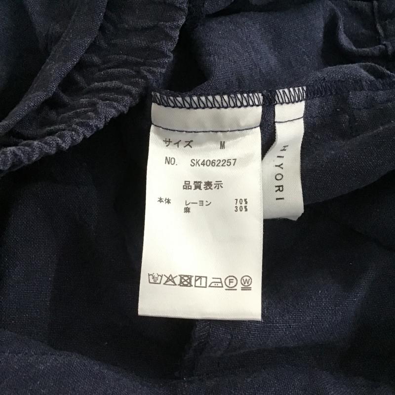 ひより HIYORI パンツ スラックス M 無地 紺 / ネイビー / navy レディース USED 古着 中古 10159773