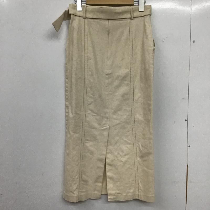 ムルーア MURUA スカート ロングスカート 012120800401 スリムステッチペンシルスカート M 無地 アイボリー / アイボリー / レディース USED 古着 中古 10159774