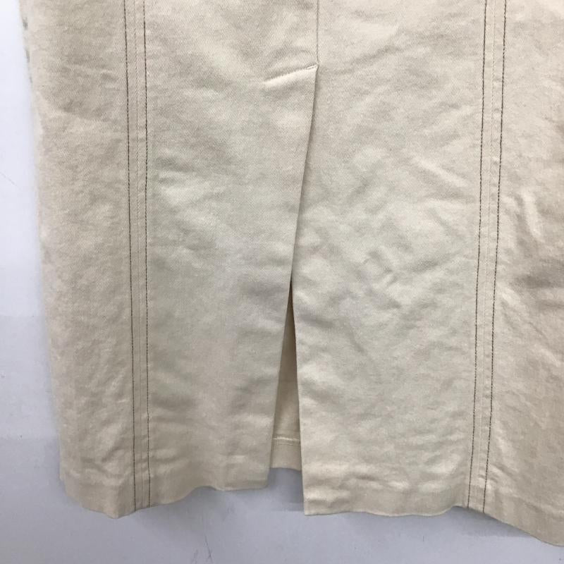 ムルーア MURUA スカート ロングスカート 012120800401 スリムステッチペンシルスカート M 無地 アイボリー / アイボリー / レディース USED 古着 中古 10159774