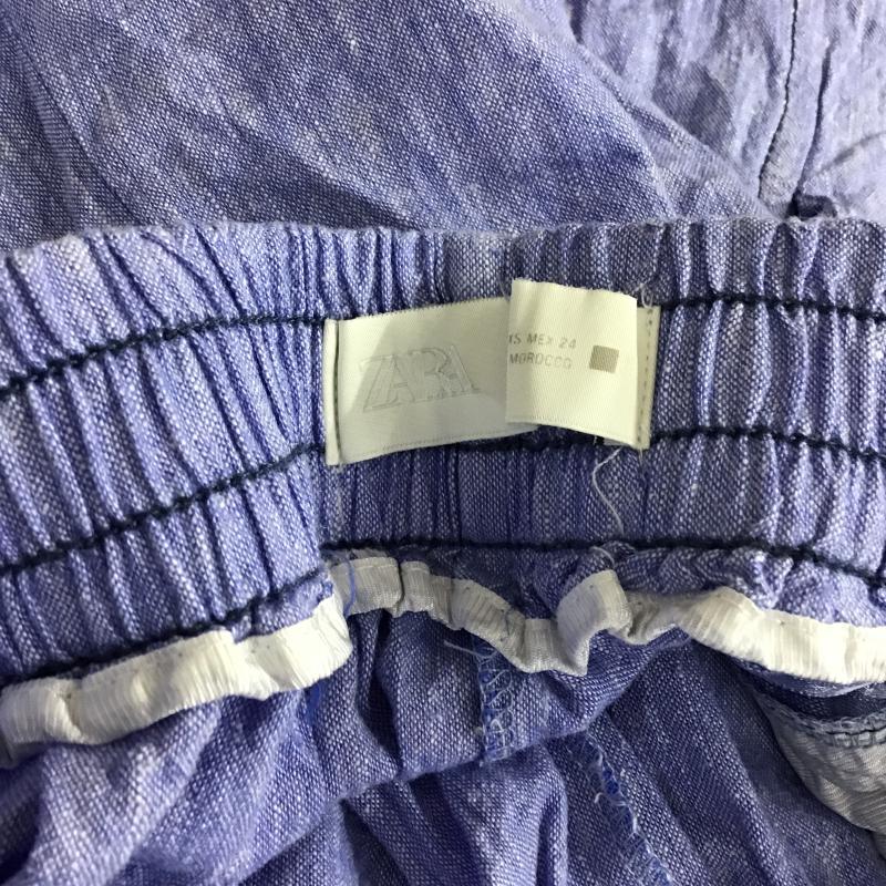 ザラ ZARA パンツ スラックス XS 無地 水色 / ライトブルー / レディース USED 古着 中古 10159776