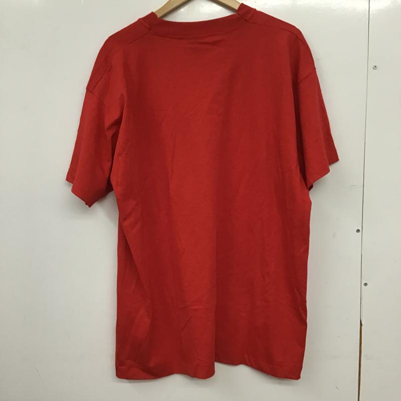 スクリーンスターズ SCREEN STARS Tシャツ 半袖 半袖カットソー プリントTシャツ クルーネックカットソー XL ロゴ、文字 赤 / レッド / red メンズ USED 古着 中古 10159778