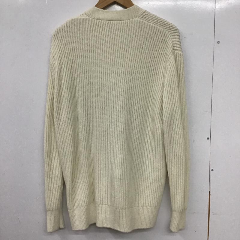 ザラ ZARA カーディガン 長袖 長袖カーディガンニット フロントボタン S 無地 アイボリー / アイボリー / メンズ USED 古着 中古 10159779