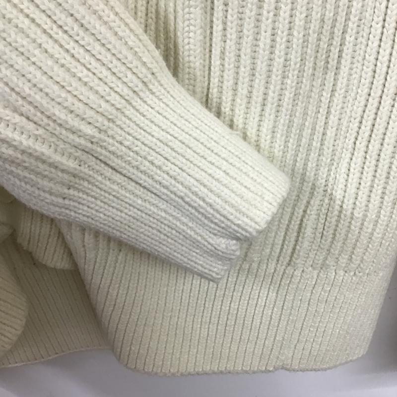 ザラ ZARA カーディガン 長袖 長袖カーディガンニット フロントボタン S 無地 アイボリー / アイボリー / メンズ USED 古着 中古 10159779