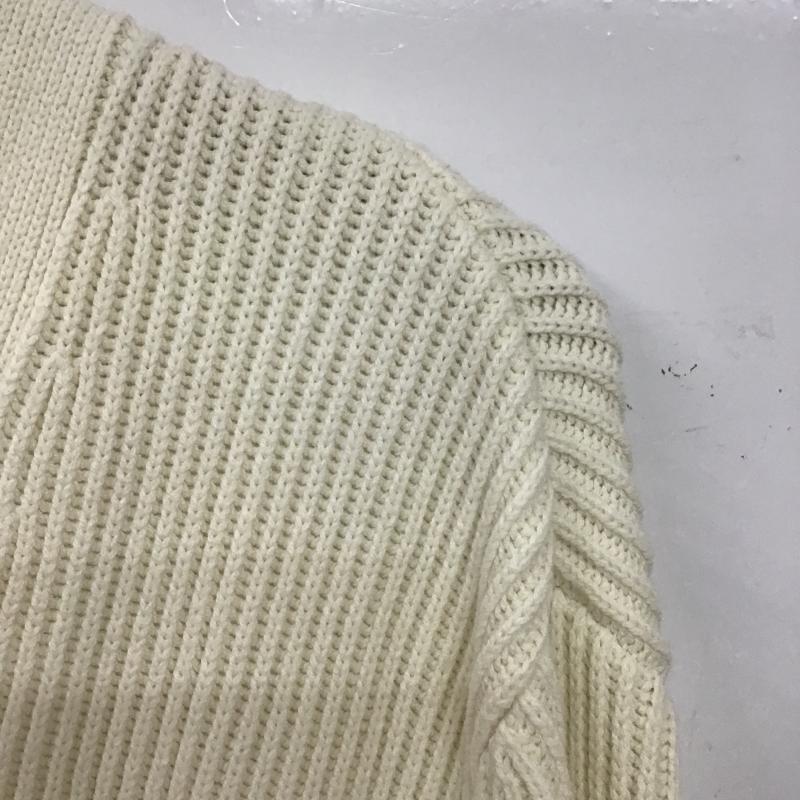 ザラ ZARA カーディガン 長袖 長袖カーディガンニット フロントボタン S 無地 アイボリー / アイボリー / メンズ USED 古着 中古 10159779