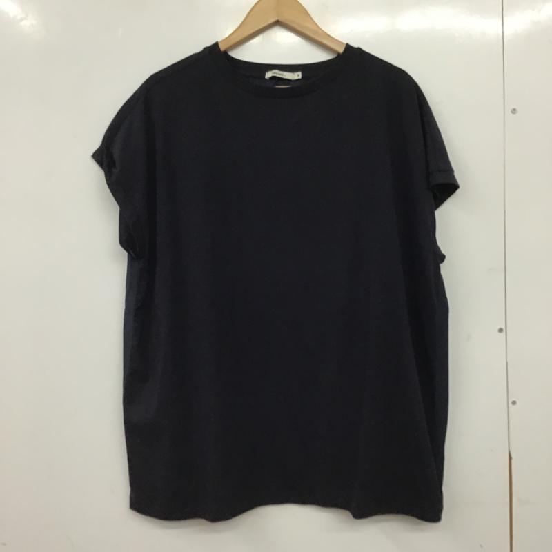 ニコアンド niko and... カットソー 半袖 M 無地 紺 / ネイビー / navy レディース USED 古着 中古 10159782