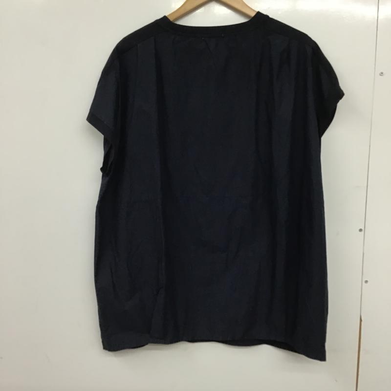 ニコアンド niko and... カットソー 半袖 M 無地 紺 / ネイビー / navy レディース USED 古着 中古 10159782