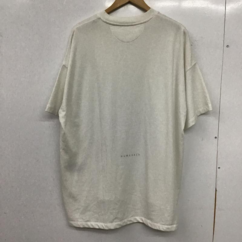 ヌメラルズ NUMERALS Tシャツ 半袖 ロゴ、文字 X プリント 白 / ホワイト / white レディース USED 古着 中古 10159783