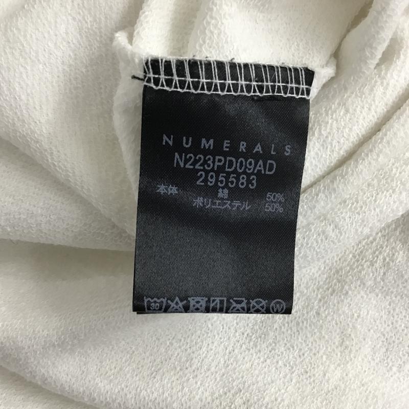 ヌメラルズ NUMERALS Tシャツ 半袖 ロゴ、文字 X プリント 白 / ホワイト / white レディース USED 古着 中古 10159783