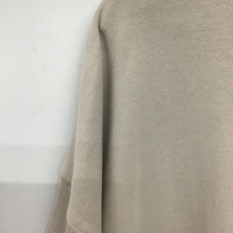 ヌメラルズ NUMERALS Tシャツ 半袖 ロゴ、文字 X プリント ベージュ / ベージュ / beige レディース USED 古着 中古 10159785