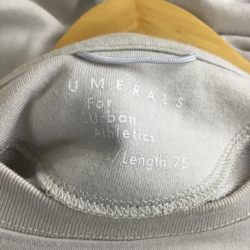 ヌメラルズ NUMERALS Tシャツ 半袖 ロゴ、文字 X プリント ベージュ / ベージュ / beige レディース USED 古着 中古 10159785