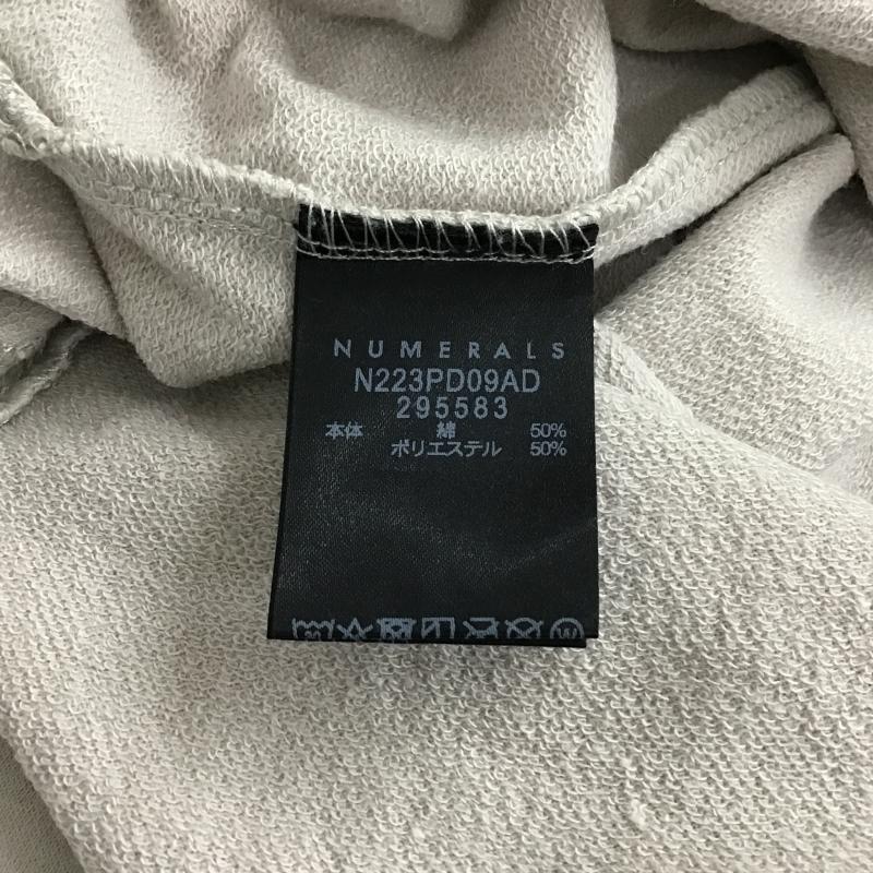 ヌメラルズ NUMERALS Tシャツ 半袖 ロゴ、文字 X プリント ベージュ / ベージュ / beige レディース USED 古着 中古 10159785