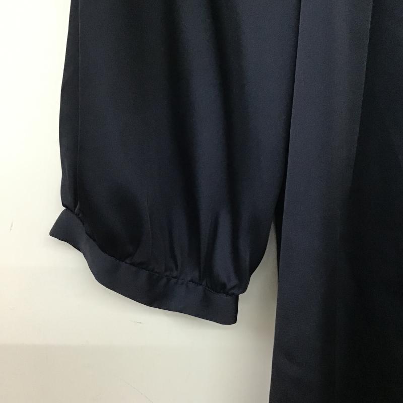 アンタイトル UNTITLED シャツ、ブラウス 七分袖 2 無地 紺 / ネイビー / navy レディース USED 古着 中古 10159786