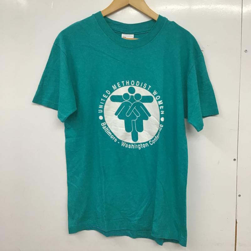 ヘインズ HANES Tシャツ 半袖 半袖カットソー プリントTシャツ クルーネックカットソー M プリント マルチカラー / マルチカラー / multicolor メンズ USED 古着 中古 10159789
