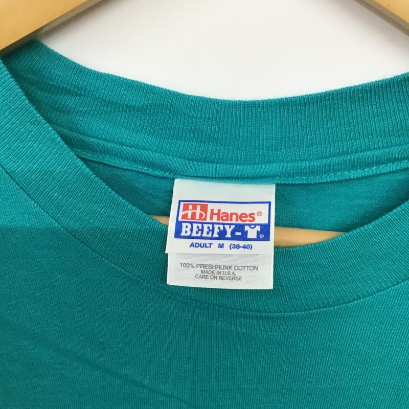 ヘインズ HANES Tシャツ 半袖 半袖カットソー プリントTシャツ クルーネックカットソー M プリント マルチカラー / マルチカラー / multicolor メンズ USED 古着 中古 10159789