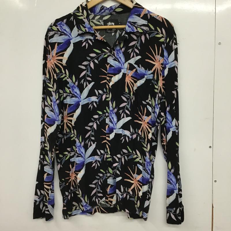 ステューシー STUSSY シャツ、ブラウス 長袖 長袖シャツ プリントシャツ カラーシャツ S プリント マルチカラー / マルチカラー / multicolor メンズ USED 古着 中古 10159791