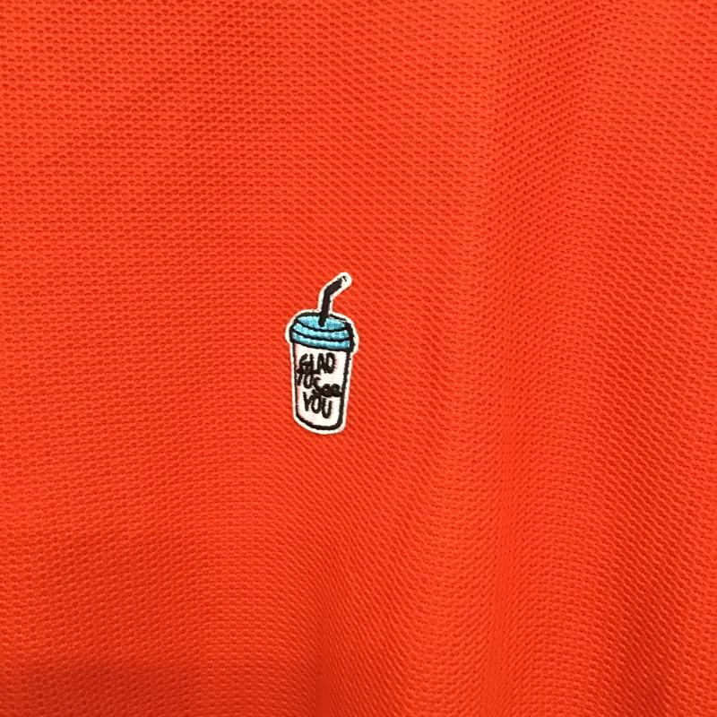 チャオパニックティピー CIAOPANIC TYPY Tシャツ 半袖 半袖カットソー プリントTシャツ クルーネックカットソー S ロゴ、文字 橙 / オレンジ / orange メンズ USED 古着 中古 10159794