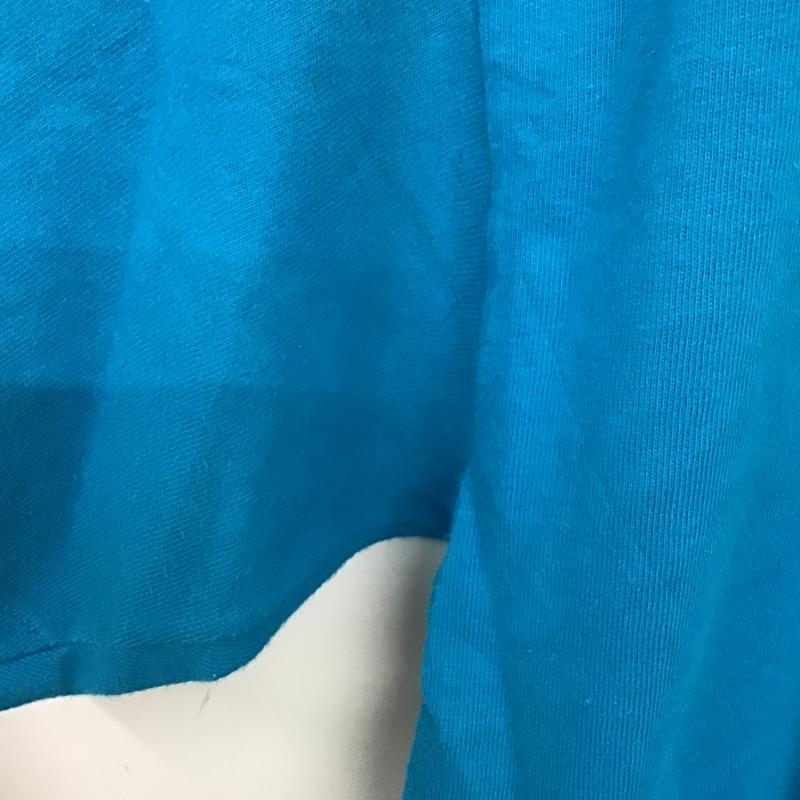 ヘインズ HANES Tシャツ 半袖 半袖カットソー プリントTシャツ クルーネックカットソー XL プリント 青 / ブルー / blue メンズ USED 古着 中古 10159796
