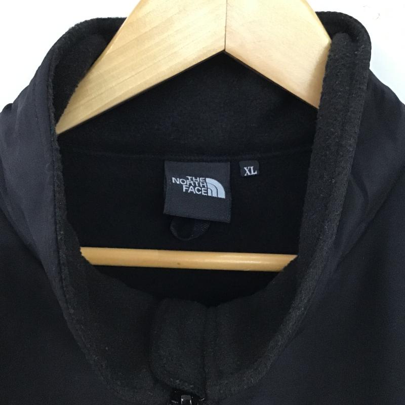 ザノースフェイス THE NORTH FACE ジャケット、上着 ジャンパー、ブルゾン na72450 デナリジャケット フリースジャケット XL ロゴ、文字 黒 / ブラック / black メンズ USED 古着 中古 10159801