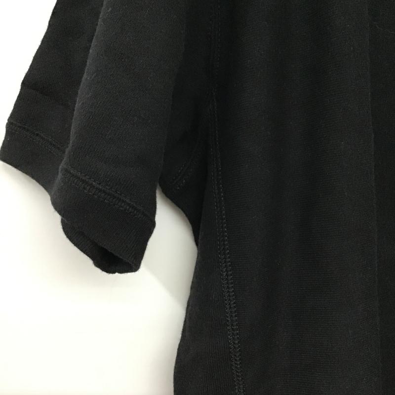 チャンピオン Champion カットソー 半袖 半袖カットソー スウェットTシャツ クルーネックカットソー L ロゴ、文字 黒 / ブラック / black メンズ USED 古着 中古 10159802