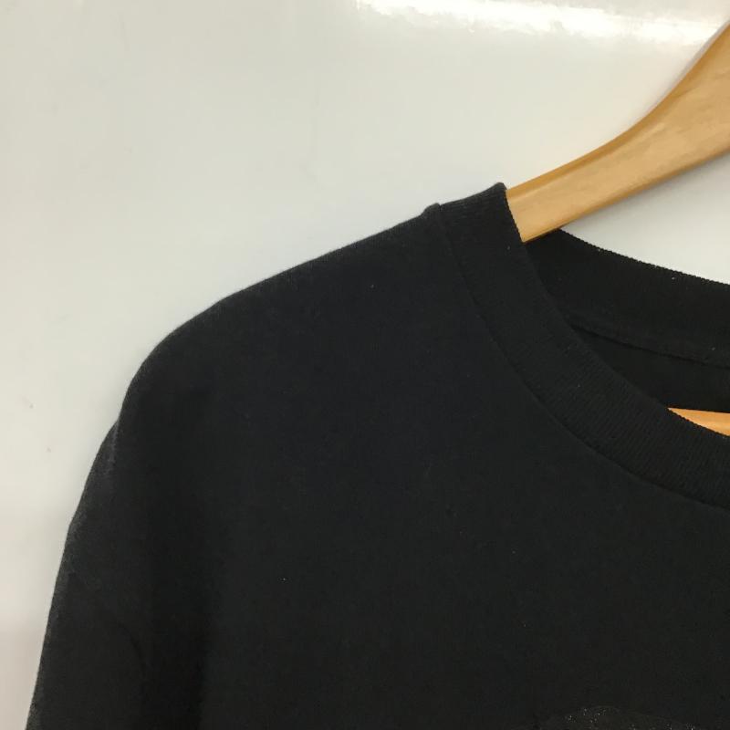 アベイシングエイプ A BATHING APE Tシャツ 半袖 半袖カットソー プリントTシャツ クルーネックカットソー XL ロゴ、文字 黒 / ブラック / black メンズ USED 古着 中古 10159807