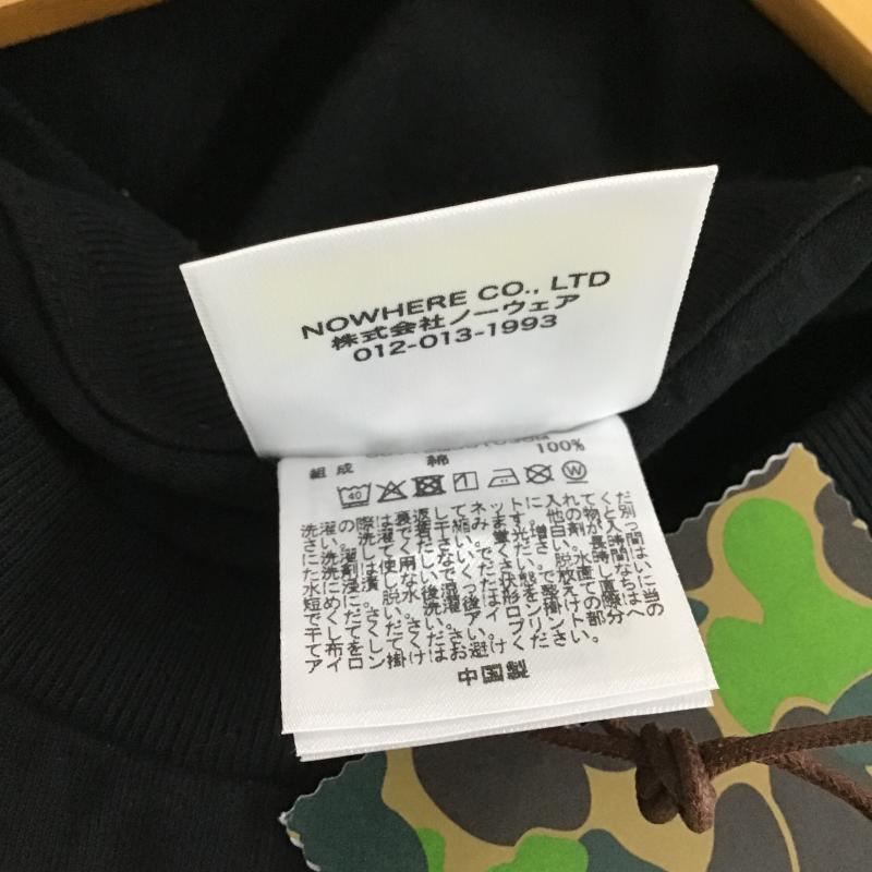 アベイシングエイプ A BATHING APE Tシャツ 半袖 半袖カットソー プリントTシャツ クルーネックカットソー XL ロゴ、文字 黒 / ブラック / black メンズ USED 古着 中古 10159807