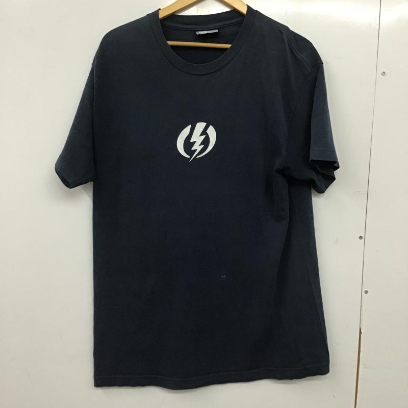 エレクトリック ELECTRIC Tシャツ 半袖 半袖カットソー プリントTシャツ クルーネックカットソー L プリント 紺 / ネイビー / navy メンズ USED 古着 中古 10159810