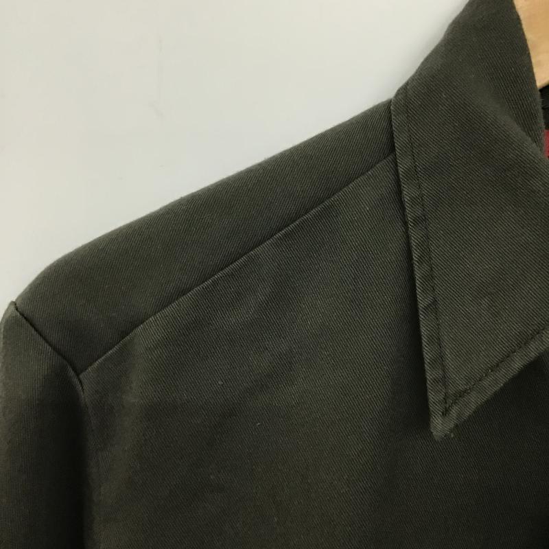 ディッキーズ Dickies シャツ、ブラウス 長袖 長袖シャツ ワークシャツ ミリタリーシャツ L 無地 カーキ / カーキ / khaki メンズ USED 古着 中古 10159812
