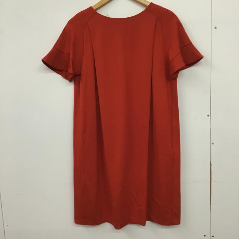 エストネーション ESTNATION ワンピース ひざ丈スカート 無地 赤 / レッド / red レディース USED 古着 中古 10159815