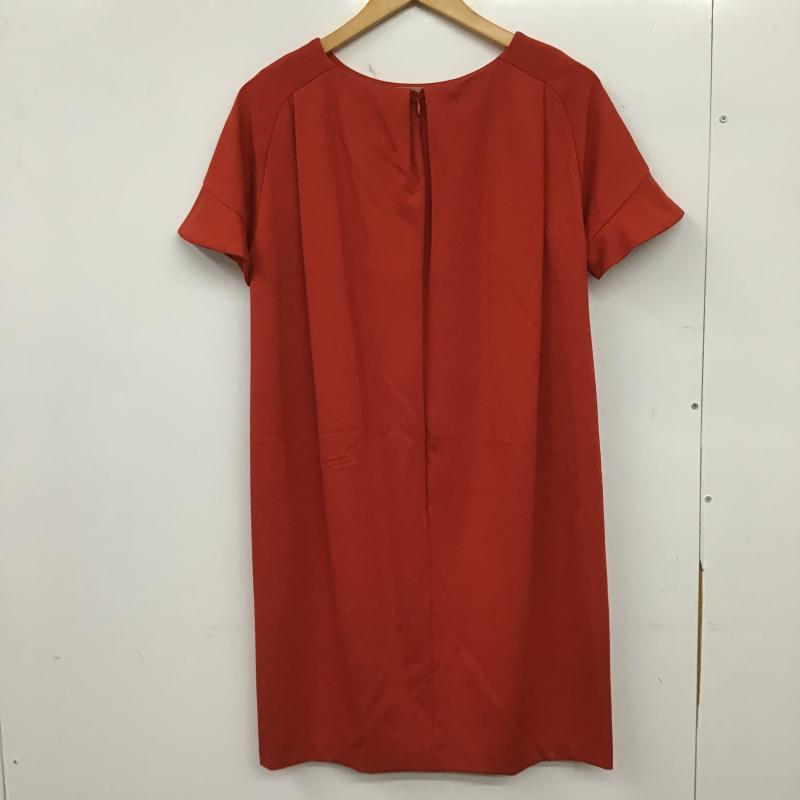 エストネーション ESTNATION ワンピース ひざ丈スカート 無地 赤 / レッド / red レディース USED 古着 中古 10159815