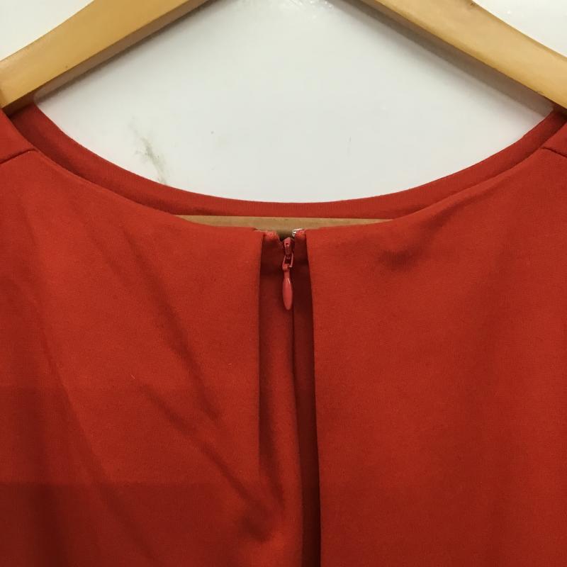 エストネーション ESTNATION ワンピース ひざ丈スカート 無地 赤 / レッド / red レディース USED 古着 中古 10159815